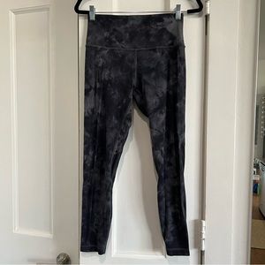 Lululemon Align Gray Diamond Dye Leggings Size 6